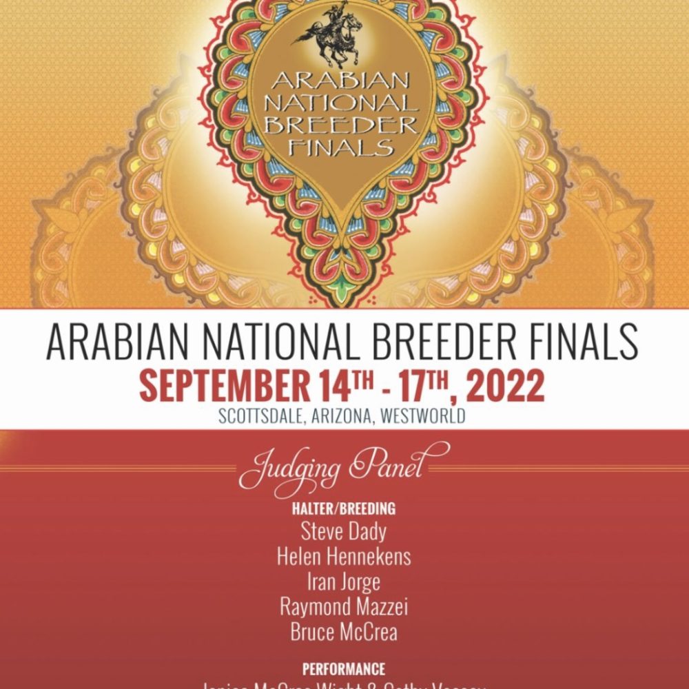 2022 Arabian National Breeder Finals | September 14 – 17